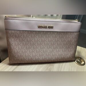 Michael Kors Blush Pink Clutch